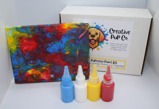 Paw-some Primary Palette Pupcasso Paint Kit