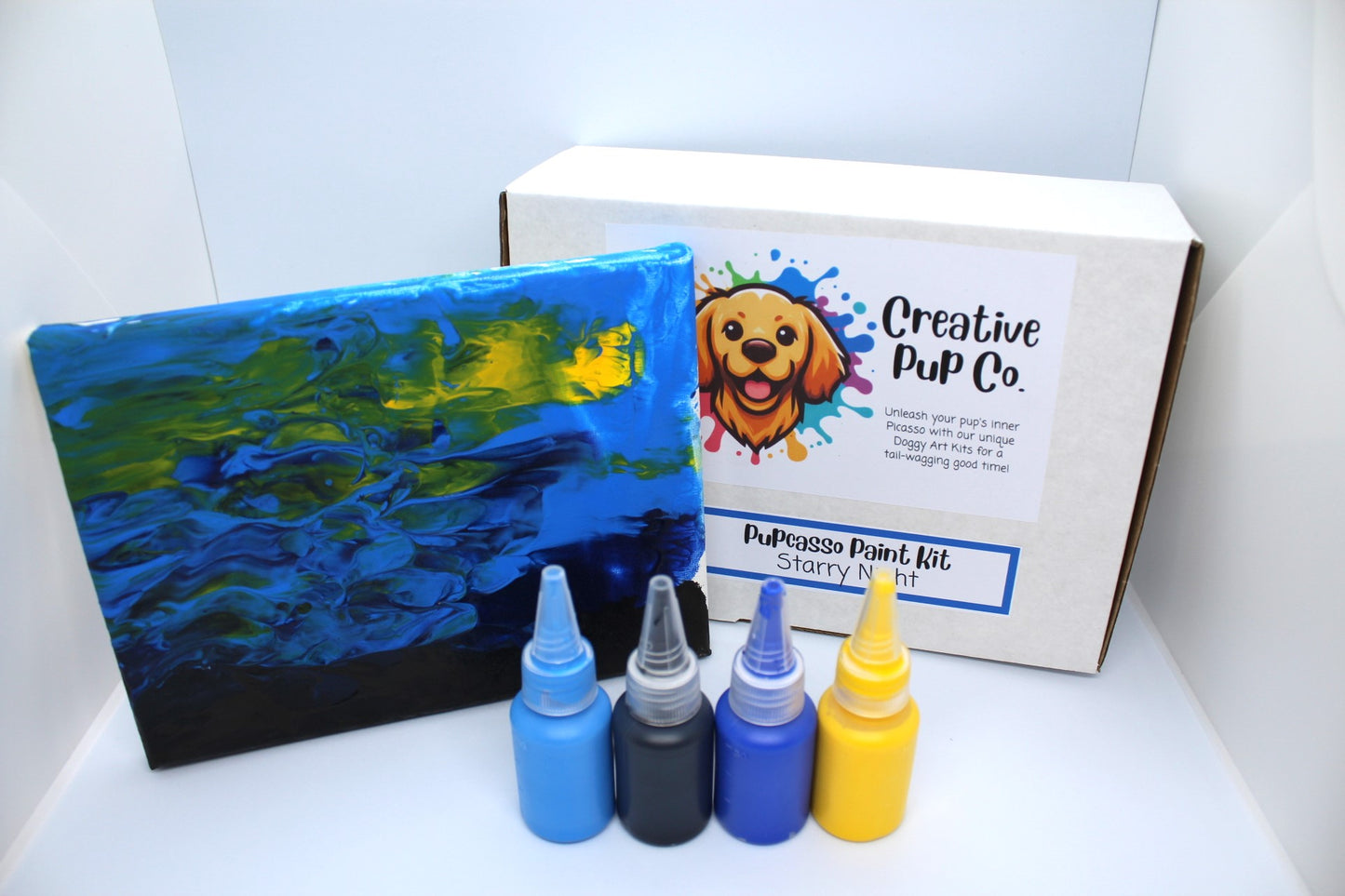 Starry Night Pupcasso Paint Kit